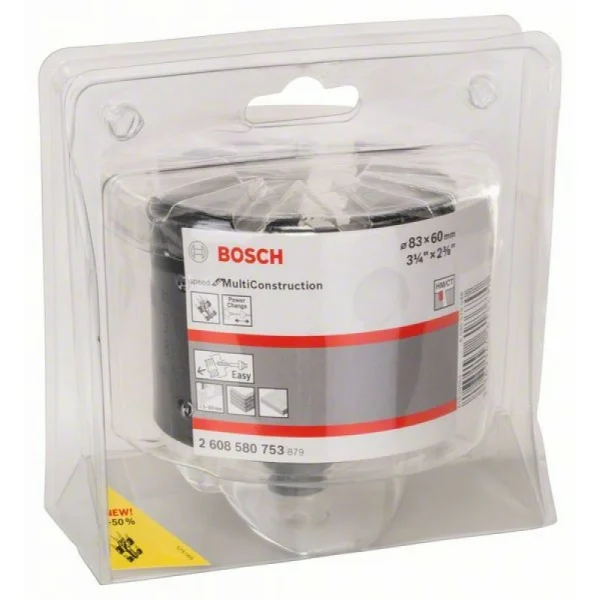 Коронка Speed for Multi Construction 83 мм, 3 1/4' Bosch 2608580753 — изображение 2