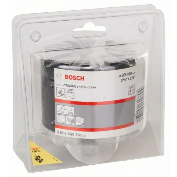 Коронка Speed for Multi Construction 89 мм, 3 1/2' Bosch 2608580755 — изображение 2