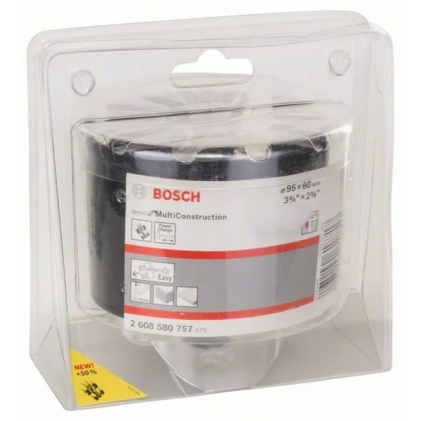 Коронка Speed for Multi Construction 95 мм, 3 3/4' Bosch 2608580757 — изображение 2