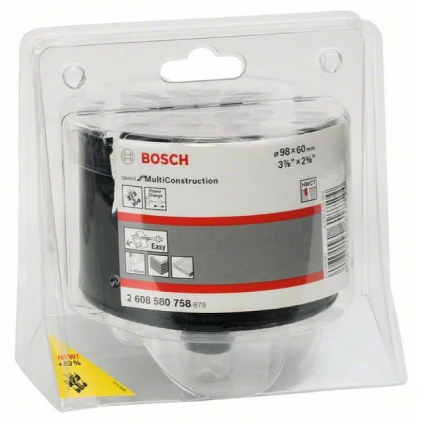 Коронка Speed for Multi Construction 98 мм, 3 7/8' Bosch 2608580758 — изображение 2