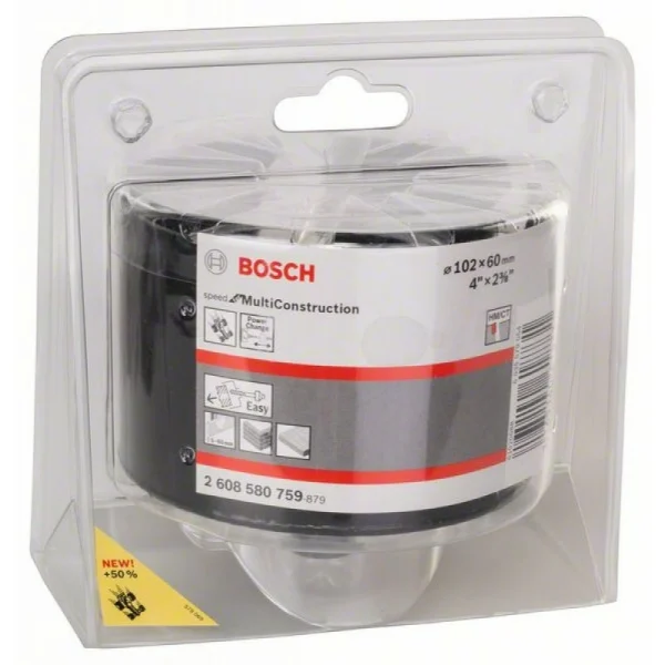 Коронка Speed for Multi Construction 102 мм, 4' Bosch 2608580759 — изображение 2