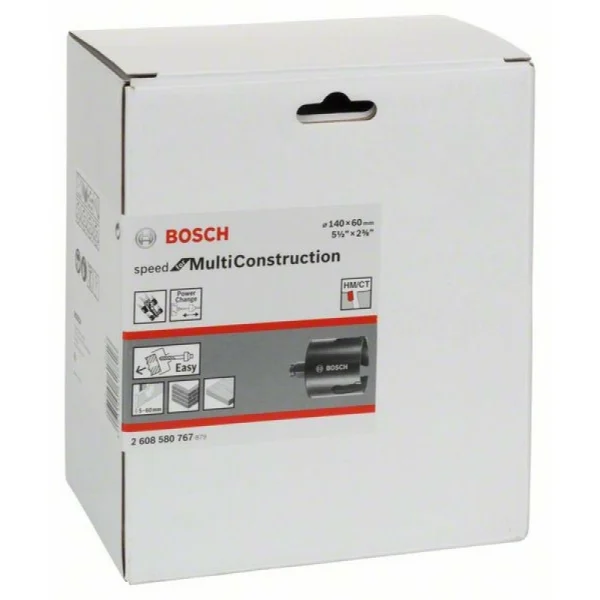 Коронка Speed for Multi Construction 140 мм, 5 1/2' Bosch 2608580767 — изображение 2