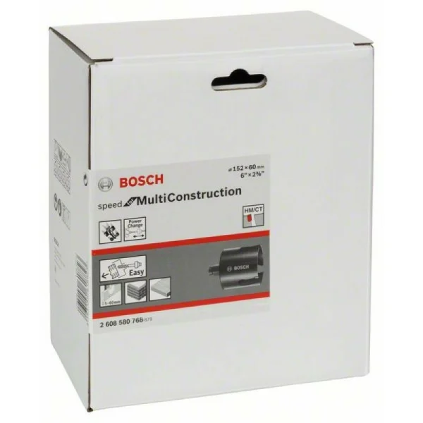 Коронка Speed for Multi Construction 152 мм, 6' Bosch 2608580768 — изображение 2