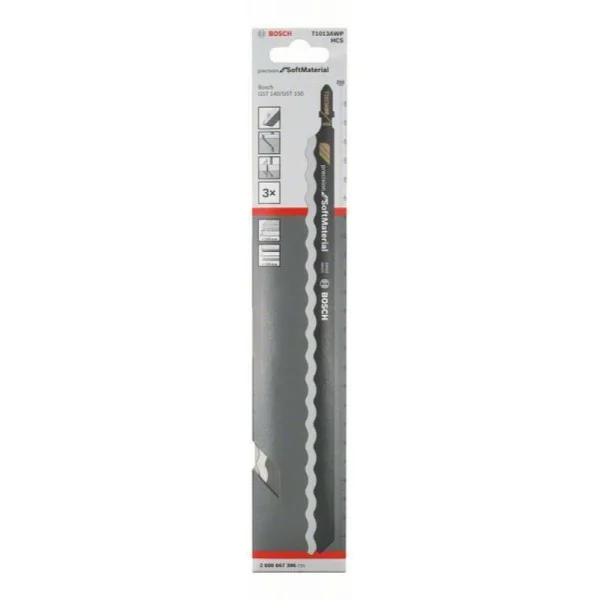 Пильное полотно T 1013 AWP Precision for Soft Material Bosch 2608667396 — изображение 2