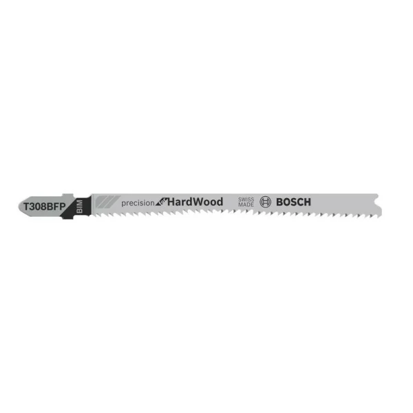 Лобзиковые пилки (5 шт) T 308 BFP Precision for HardWood, BIM Bosch 2608636737