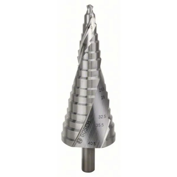 Ступенчатое сверло HSS M10-M4, 10,0 мм, 125,5 мм Bosch 2608587427