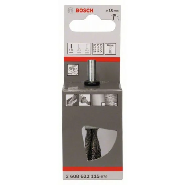 Кистевидная щетка 10 мм, 0,35 мм Bosch 2608622115 — изображение 2