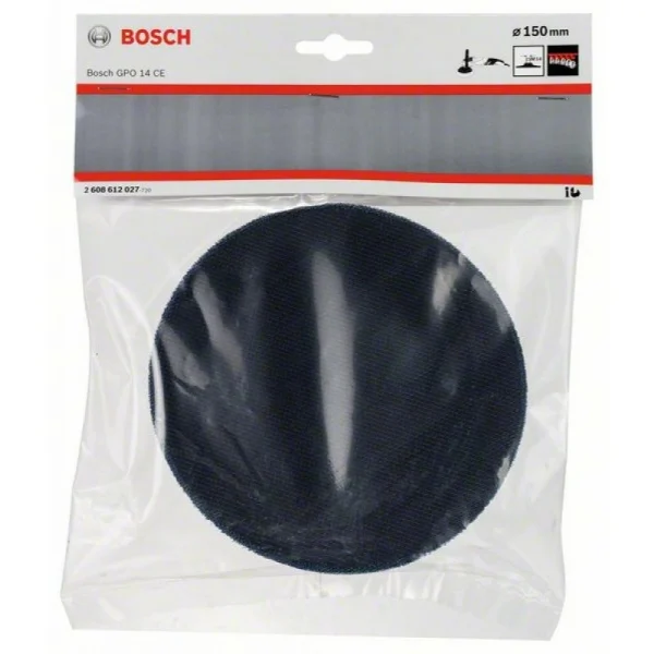 Опорная тарелка M 14, 150 мм, на липучке Bosch 2608612027 — изображение 2