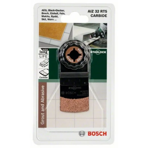 Погружное пильное полотно Carbide-RIFF AIZ 32 RT5 32x30 мм Bosch 2609256C48 — изображение 2