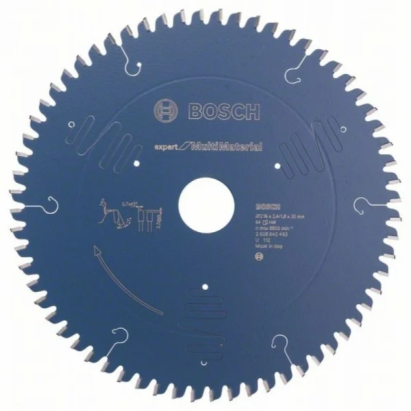 Пильный диск Expert for Multi Material 216x30x2,4 мм, 64 Bosch 2608642493