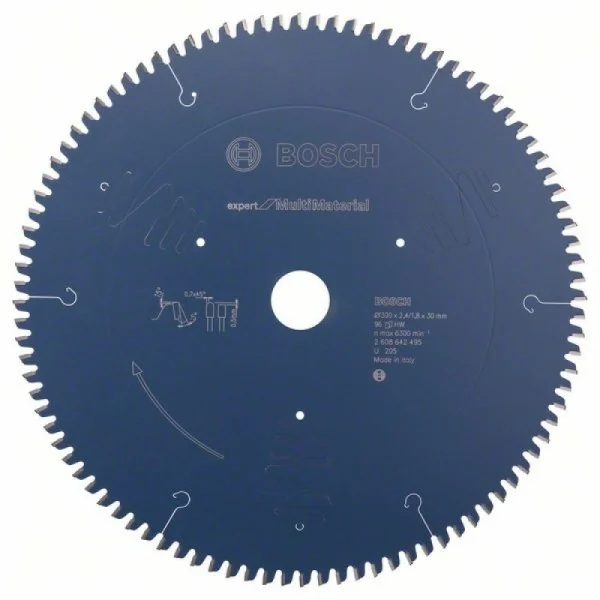 Пильный диск Expert for Multi Material 300x30x2,4 мм, 96 Bosch 2608642495