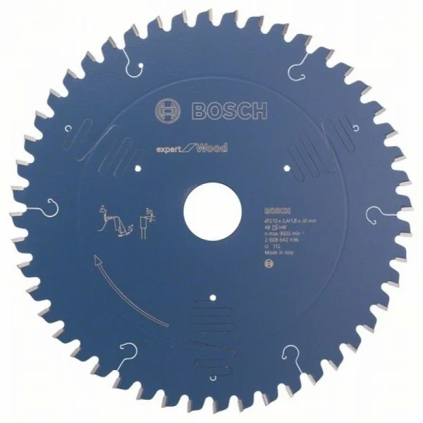 Пильный диск Expert for Wood 210x30x2,4 мм, 48 Bosch 2608642496