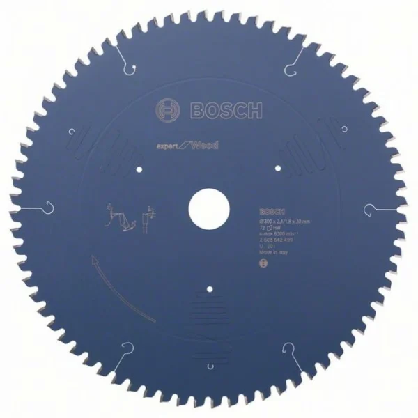 Пильный диск Expert for Wood 300x30x2,4 мм, 72 Bosch 2608642499