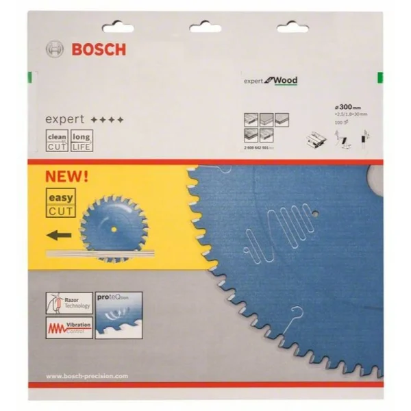 Пильный диск Expert for Wood 300x30x2,5 мм, 100 Bosch 2608642501 — изображение 2