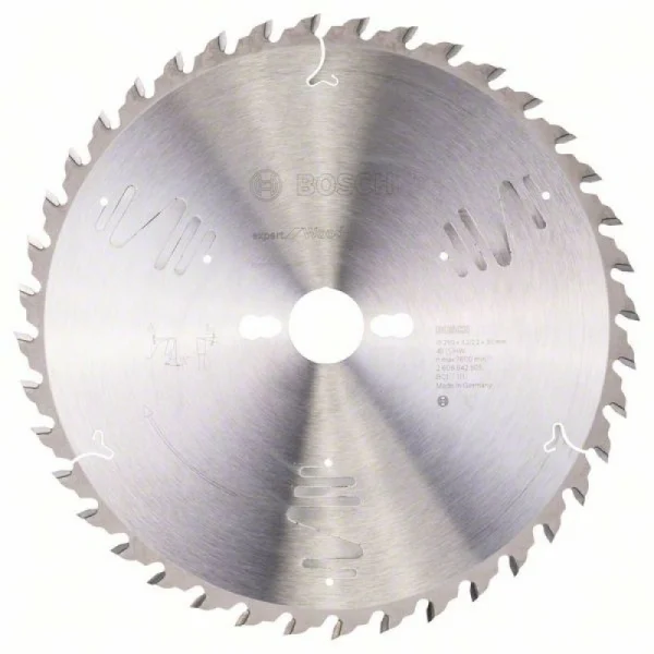 Пильный диск Expert for Wood 250x30x3,2 мм, 40 Bosch 2608642505