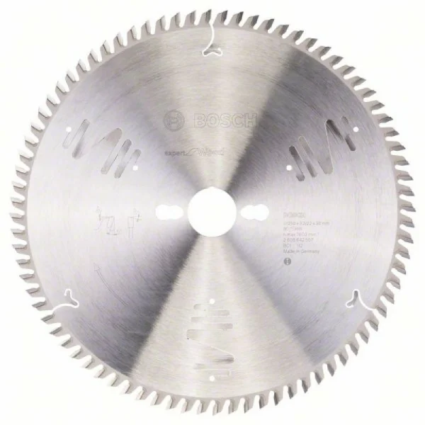 Пильный диск Expert for Wood 250x30x3,2 мм, 80 Bosch 2608642507