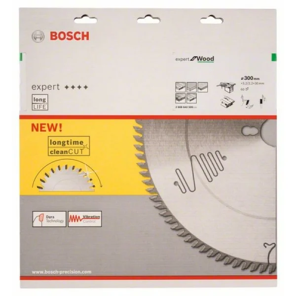 Пильный диск Expert for Wood 300x30x3,2 мм, 60 Bosch 2608642509 — изображение 2