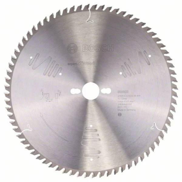 Пильный диск Expert for Wood 300x30x3,2 мм, 72 Bosch 2608642510