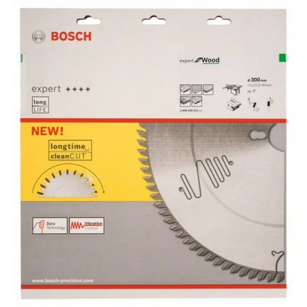 Пильный диск Expert for Wood 300x30x3,2 мм, 96 Bosch 2608642511 — изображение 2