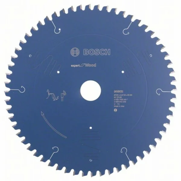 Пильный диск Expert for Wood 254x30x2,4 мм, 60 Bosch 2608642530