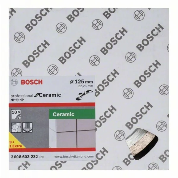 Алмазный диск Standard for Ceramic 125x22,23x1,6x7 мм Bosch 2608603232 — изображение 2