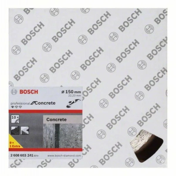 Алмазный диск Standard for Concrete 150x22,23x2x10 мм Bosch 2608603241 — изображение 2