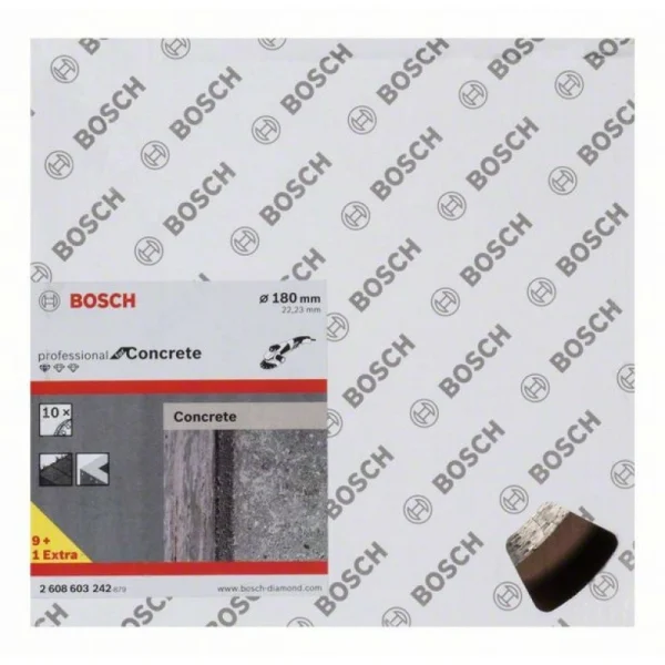 Алмазный диск Standard for Concrete 180x22,23x2x10 мм Bosch 2608603242 — изображение 2