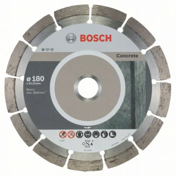Алмазный диск Standard for Concrete 180x22,23x2x10 мм Bosch 2608603242