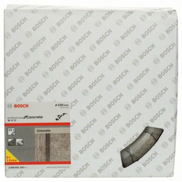 Алмазный диск Standard for Concrete 230x22,23x2,3x10 мм Bosch 2608603243 — изображение 2