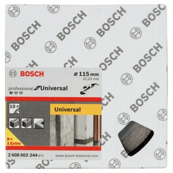 Алмазный диск Standard for Universal 115x22,23x1,6x10 мм Bosch 2608603244 — изображение 2