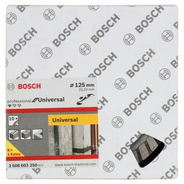Алмазный диск Standard for Universal Turbo 125x22,23x2x10 мм Bosch 2608603250 — изображение 2
