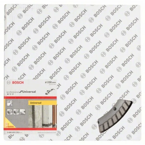 Алмазный диск Standard for Universal Turbo 230x22,23x2,5x10 мм Bosch 2608603252 — изображение 2