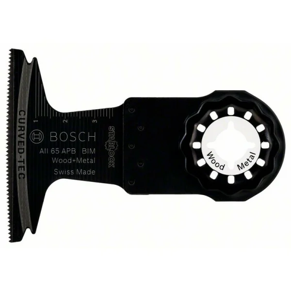 Погружное пильное полотно BIM AII 65 APB Wood and Metal 40x65 мм Bosch 2608661907