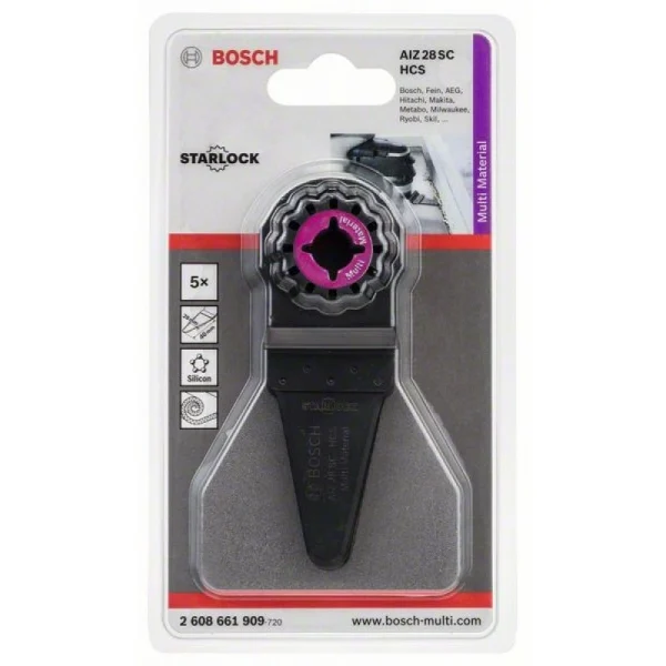 Универсальный инструмент для расшивки швов HCS AIZ 28 SC 28x40 мм Bosch 2608661909 — изображение 2