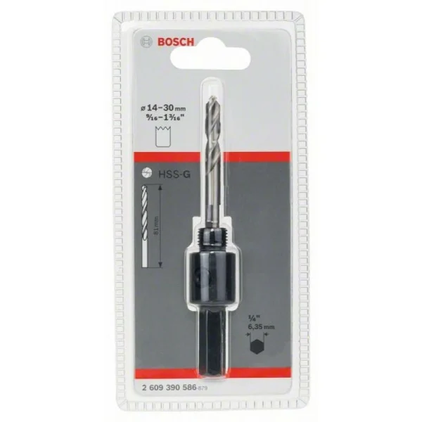 Шестигранный переходник 1/2' - 20 UNF, 14-30 мм Bosch 2609390586 — изображение 2