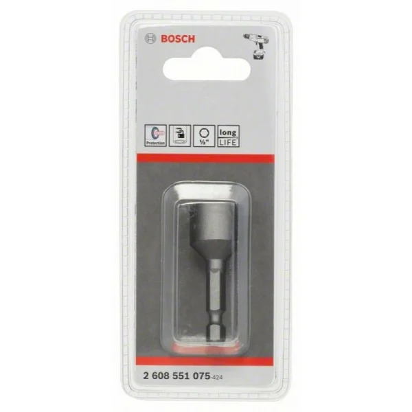 Торцовый ключ 50 ммx1/2' Bosch 2608551075 — изображение 2
