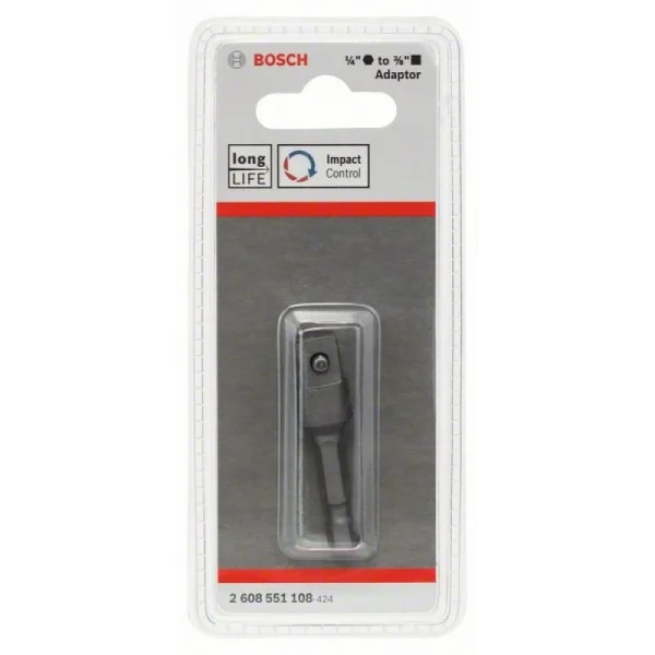 Адаптер для головок торцовых ключей 3/8', 50 мм Bosch 2608551108 — изображение 2