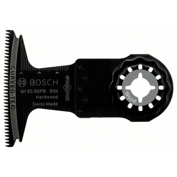 Погружное пильное полотно BIM AII 65 BSPB Hard Wood 40x65 мм Bosch 2608662017