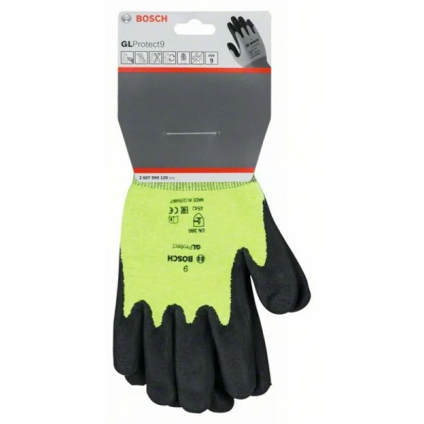 Перчатки с защитой от прорезания GL Protect 9 EN 388 Bosch 2607990120 — изображение 2