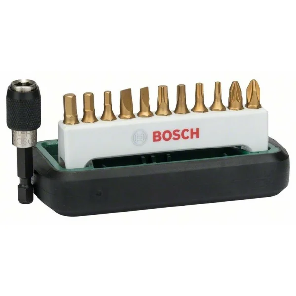 Набор из 12 насадок-бит Titanium, смешанный Bosch 2608255992