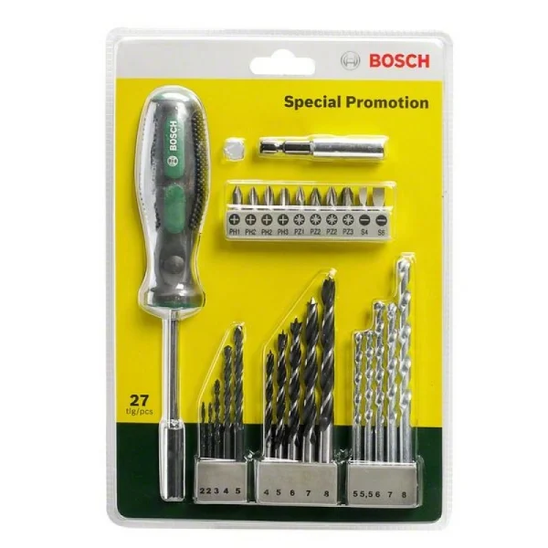 Набор из 27 сверл и насадок-бит Bosch 2607017201 — изображение 2