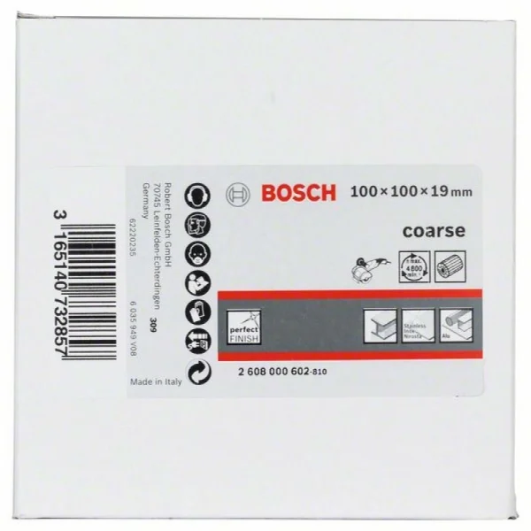 Ламельный шлифовальный валик из нетканого материала 19 мм, груб., 100 мм Bosch 2608000602 — изображение 2