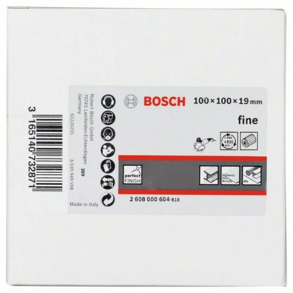 Ламельный шлифовальный валик из нетканого материала 19 мм, тонк., 100 мм Bosch 2608000604 — изображение 2