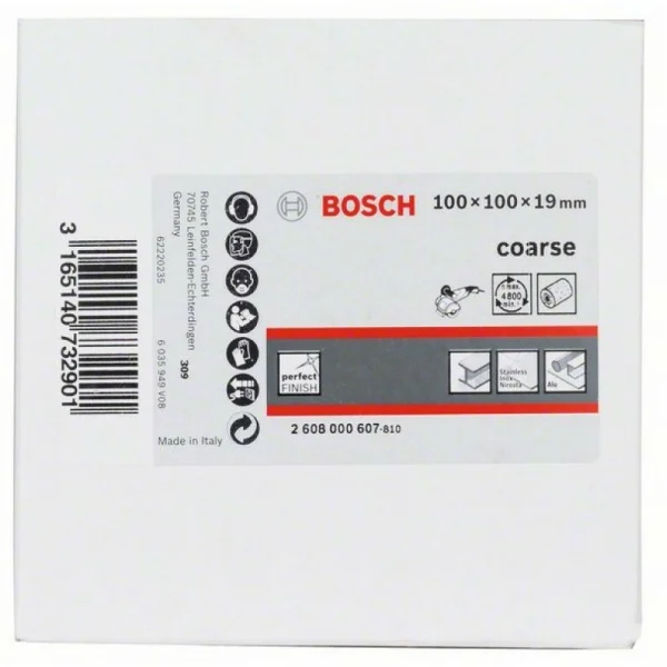 Шлифовальный валик из нетканого материала 19 мм, груб., 100 мм Bosch 2608000607 — изображение 2
