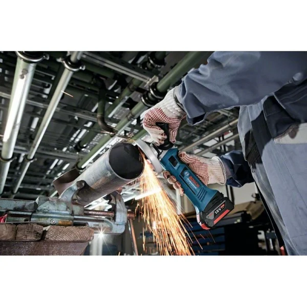 Аккумуляторная угловая шлифмашина Bosch GWS 18-125 V-LI (060193A30B) — изображение 2