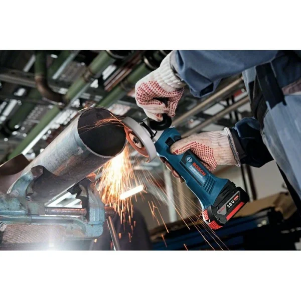 Аккумуляторная угловая шлифмашина Bosch GWS 18-125 V-LI (060193A30B) — изображение 3