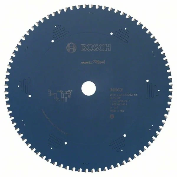 Пильный диск Expert for Steel 305x25,4x2,6 мм, 80 Bosch 2608643061