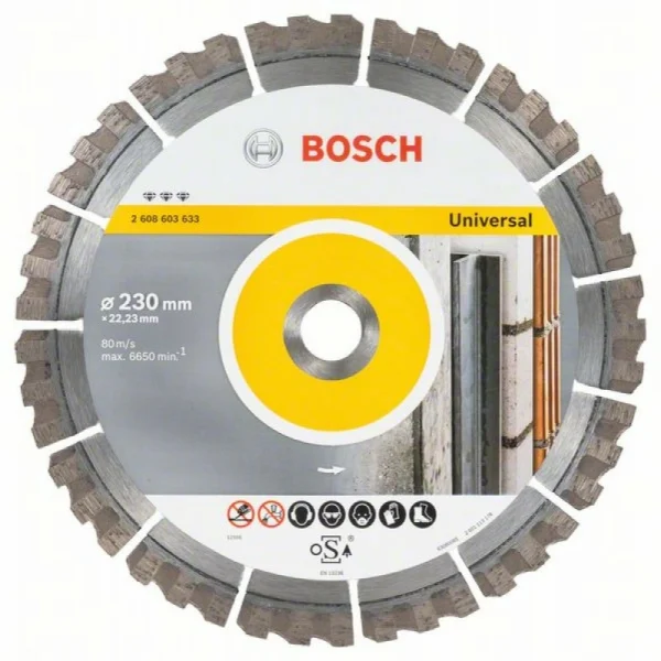 Алмазный диск Best for Universal 230-22,23 мм Bosch 2608603633 — изображение 2