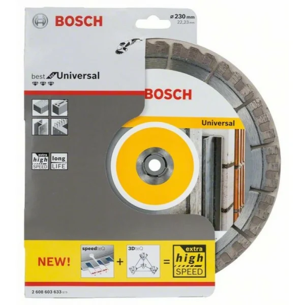 Алмазный диск Best for Universal 230-22,23 мм Bosch 2608603633