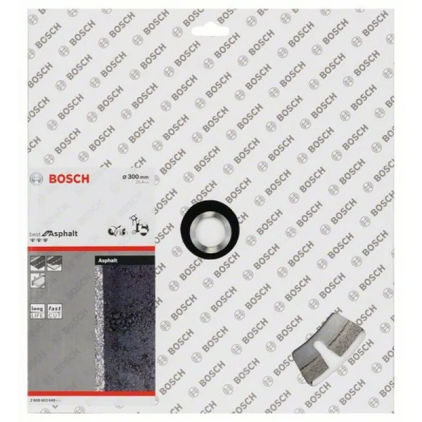 Алмазный диск Best for Asphalt 300x25,40x3,2x12 мм Bosch 2608603640 — изображение 2